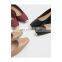 Black color pointed toe design block heel ankle wrap chrome tip pumps sandals shoes other color are available