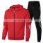 Hot sale new year christmas sale 2-pieces colour block hoodie plus size clothes sports suit custom men's hooded suit