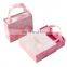 24 Years Factory Custom Printing Pink Clothe Candy Cake Sweet Gift Paper Bag Box
