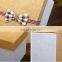 Business hardcover kraft paper packaging box heaven and earth cover with hot stamping printing packing box paper
