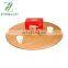 Hot Sale Bamboo Rotatable bamboo plate table rotating plate
