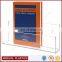 Clear Acrylic Wall Mounted Magazine & Brochure Display Rack