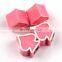 EPDM Seal ABS plastic peach heart car tire valve stem caps