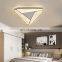 Aluminum Silica Gel Triangle Chandelier Indoor Bedroom Modern LED Indoor Office Hotel Home LED Ceiling Lamp