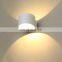 plug in light half adjustable aluminum shade tube led stair wall light