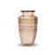 New Design Wholesale Nordic Wedding Home Garden Decorative Creative Round Clear Rose Red Mix Glass Crystal Pot Flower Vase