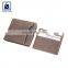 Anthracite Fitting Matching Stitching Vintage Style Wholesale Genuine Leather Wallet for Men