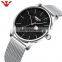 Quartz Watch Watches Stone Stainless Steel Original Quartz Fashion Japan Hot Sell Superior Slim 2020 Men Watches NIBOSI Round