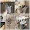 Hanging Trash Can with Lid for Kitchen Installable indoor compost bucket Cupboard Wall-mounted trash bin