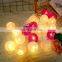 Outdoor Cotton Ball Led String Light For Holiday Christmas Party Decoration