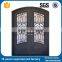 Best Selling And Wrought Iron Works Wood Entry Doors