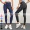 Anti-Rolling Double Side Pockets Sports Leggings Custom Gym Fitness Legging High Waist Butt Lifting Pants Women Yoga Leggings