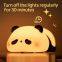 Custom Baby Bedroom Lamps Cartoon Panda Night Light Lamp Soft Silicone Cute Children Sleep Light Kids Night Light