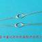 1080R Steel Wire Heald With Grooved Mail-Eyes Textile Accessories For Weaving Machine
