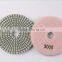 Concrete dry polishing pad