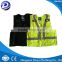 yellow fluorescent safety vest