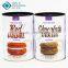 Offset Printed Christmas Items Tinplate Slip Top Paper Tube Boxes