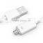 Glow in Dark Visible Colorful USB Data Charging Cable with LED