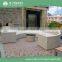 Modern leisure luxury circle outdoor garden sectional sofa half round rattan sofa