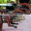 Life-size automatic inflatable animatronic dinosaur for amusement rides