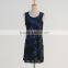 OEM high quality cheap price round neck sequin beaded night dress women                        
                                                                                Supplier's Choice