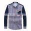 American Design Turn-down Collar Men Check Shirt