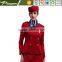 2016  Trade Cheap Smart Slim Red Military Steward Uniforms