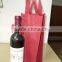 2015 promotional custom logo printed cheap reusable bag pp non woven wine bag