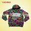 dye sublimated full print pull over mens hoodies