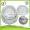 Wholesale Eco Friendly decal porcelain used restaurant dinnerware,white ceramic home goods corelle dinnerware set                        
                                                Quality Choice