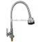 Brass Kitchen Mixer, Chrome Finish, 360 Degree Turn Flexible Hose and 2 Functions Flow Shower Head