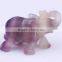 Hot seller flourite elephant carving gemstone elephant