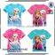 Kids Baby Girls Cotton Princess Cartoon Frozen Queen Elsa Snowman T-Shirts Tops elsa dress cosplay costume in frozen