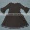 Summer cotton dress for teenagers baby girls summer dress 3/4 sleeves mom and me matching