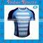 Custom sublimated rugby jersey stripe design polyester spandex fabric
