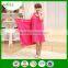 Microfiber towel bath dress for girls