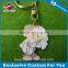 High end America couple keychain soft enamel color key chains