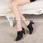 2016 Fashion dress shoes leather ladies high heel dress shoes for women