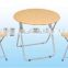 cheap MDF folding table and chair / wooden folding table(1135)