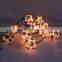 China Factory Battery Led Paper Football String Lights