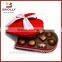 Colorful paper candy box for wedding candy with window