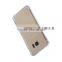 Print OEM logo tpu pc clear transparent case back cover For S7 edge