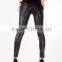 2015 New Fashion Hot Sexy Zippered Leather Pants