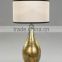2015 High quality hand painted glass table lamp/lights with UL