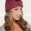 New crochet hair band knit elastic wide headbands women hairband