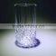 350ml glass cup for water with pattern on bottom