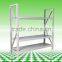 School Library steel book wheels trolley cart with 2 shelves