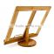 new design bamboo Cooking Book Holder rotatable Bamboo Cooking Book Stand 31.5 X 13 X 24 Cm
