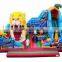 pvc material large playground inflatable adult game cheap jungle 3D play bed large inflatable for sale