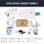 ATNJ factory2g 4g High quality 900/1800mhz cellular signal booster repeater